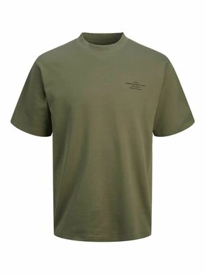 Zdjęcie produktu T-shirt z nadrukiem Jack&Jones brązowy