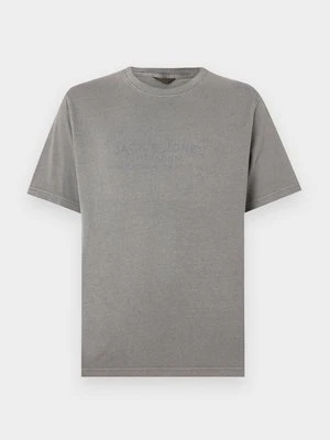T-shirt z nadrukiem Jack&Jones czarny