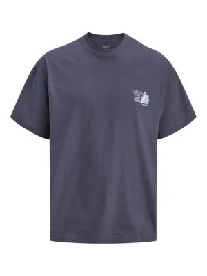 T-shirt z nadrukiem Jack&Jones szary