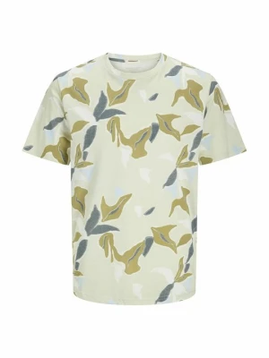 T-shirt z nadrukiem Jack&Jones szary