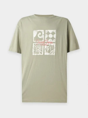 T-shirt z nadrukiem Jack&Jones zielony