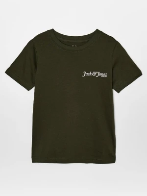 T-shirt z nadrukiem Jack&Jones zielony