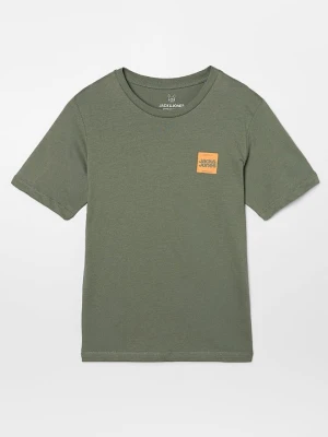 T-shirt z nadrukiem Jack&Jones zielony