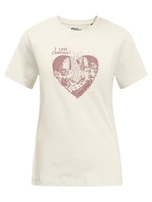 T-shirt z nadrukiem Jack Wolfskin