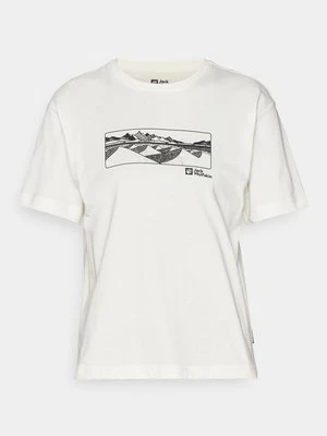 T-shirt z nadrukiem Jack Wolfskin