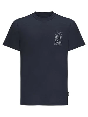 T-shirt z nadrukiem Jack Wolfskin