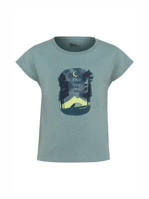 T-shirt z nadrukiem Jack Wolfskin