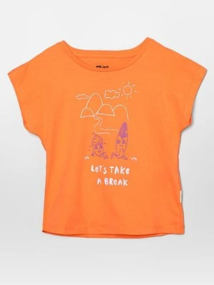 T-shirt z nadrukiem Jack Wolfskin