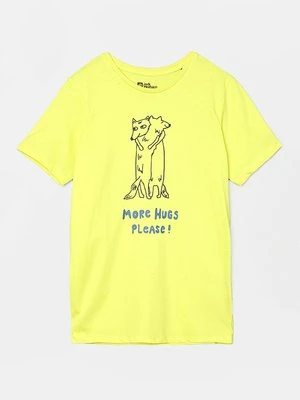 T-shirt z nadrukiem Jack Wolfskin