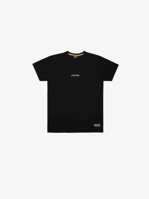 T-shirt z nadrukiem Jacker czarny
