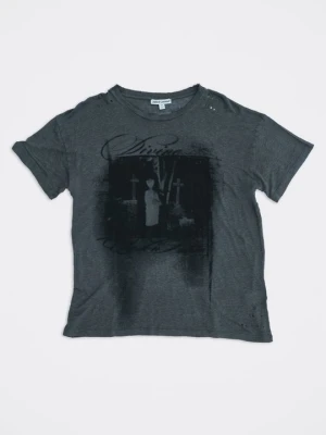 T-shirt z nadrukiem Jaded London szary