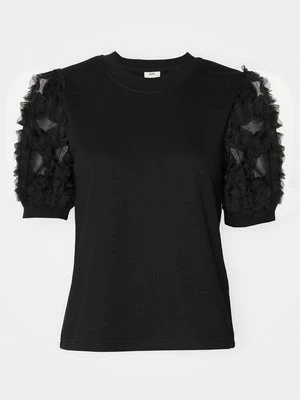 T-shirt z nadrukiem JDY czarny