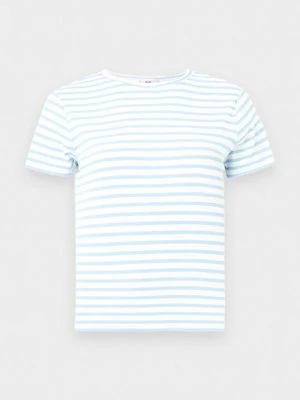 T-shirt z nadrukiem JDY mleczny