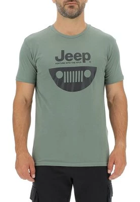 T-shirt z nadrukiem Jeep