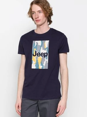 T-shirt z nadrukiem Jeep