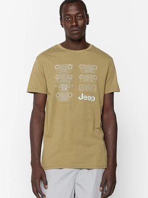 T-shirt z nadrukiem Jeep