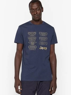 T-shirt z nadrukiem Jeep