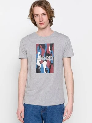 T-shirt z nadrukiem Jeep