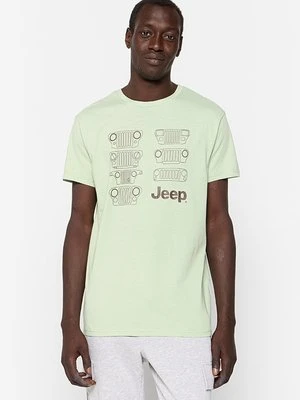 T-shirt z nadrukiem Jeep