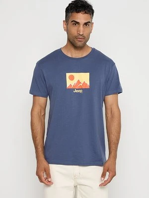 T-shirt z nadrukiem Jeep