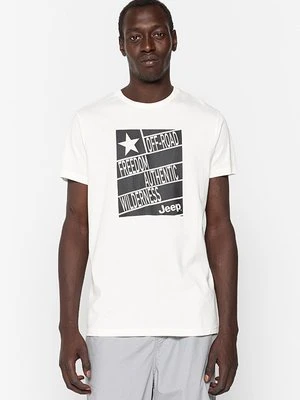 T-shirt z nadrukiem Jeep