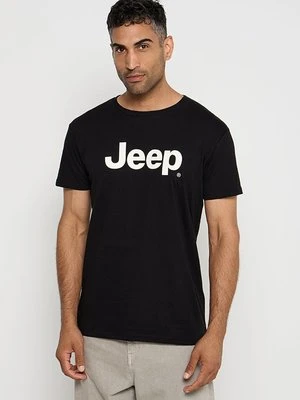 T-shirt z nadrukiem Jeep