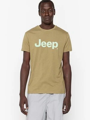 T-shirt z nadrukiem Jeep