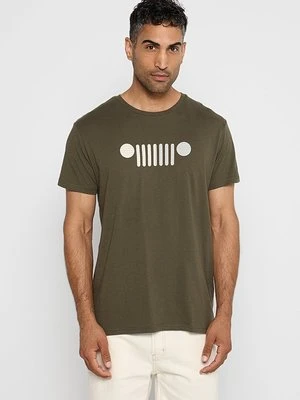 T-shirt z nadrukiem Jeep