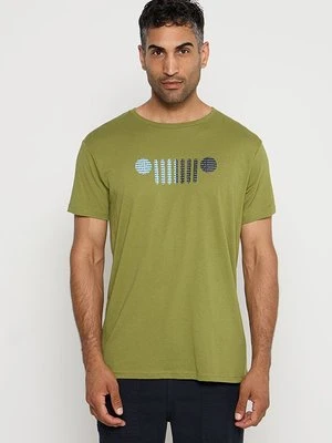 T-shirt z nadrukiem Jeep