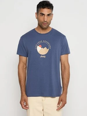 T-shirt z nadrukiem Jeep