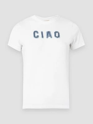 T-shirt z nadrukiem JJXX