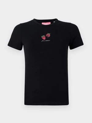 T-shirt z nadrukiem JJXX czarny