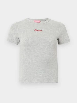 T-shirt basic JJXX jasnoszary melanż