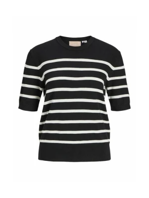 T-shirt z nadrukiem JJXX czarny