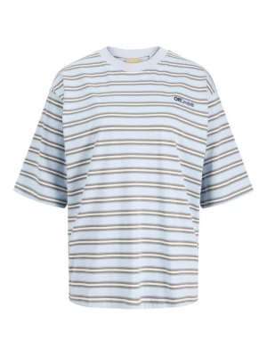 T-shirt z nadrukiem JJXX jasnoniebieski