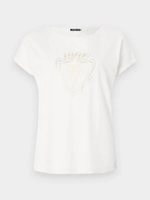 T-shirt z nadrukiem JOOP! mleczny