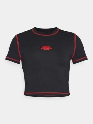 T-shirt z nadrukiem Jordan czarny