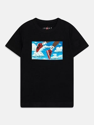 T-shirt z nadrukiem Jordan czarny