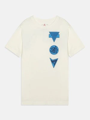 T-shirt z nadrukiem Jordan mleczny