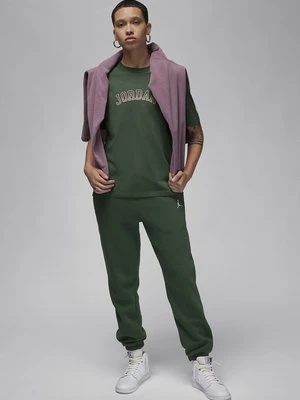 T-shirt z nadrukiem Jordan zielony