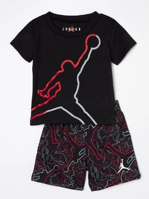 T-shirt z nadrukiem Jordan czarny