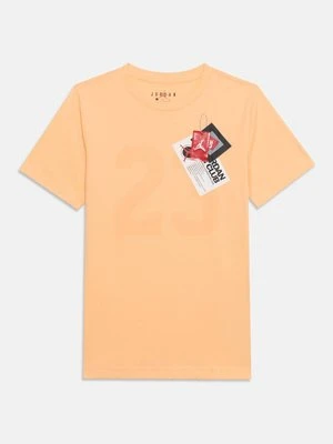 T-shirt z nadrukiem Jordan pomarańczowy