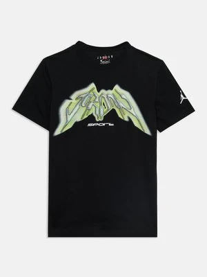 T-shirt z nadrukiem Jordan czarny