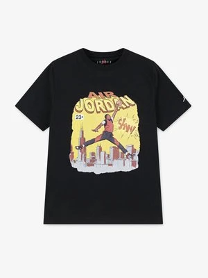 T-shirt z nadrukiem Jordan czarny