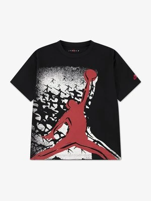 T-shirt z nadrukiem Jordan czarny