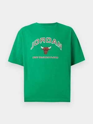 T-shirt z nadrukiem Jordan zielony