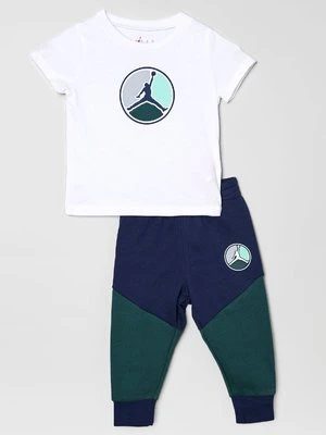 T-shirt z nadrukiem Jordan granatowy