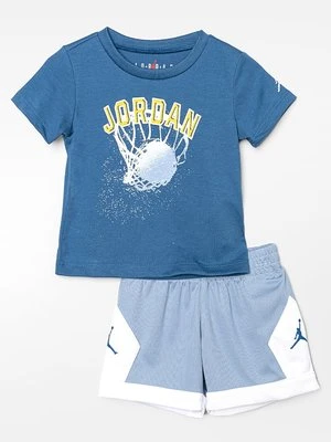 T-shirt z nadrukiem Jordan niebieski
