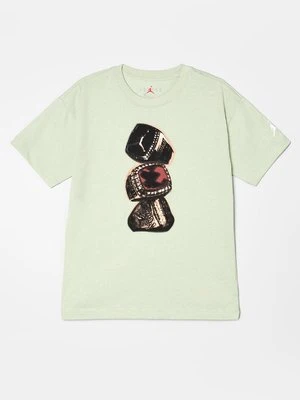 T-shirt z nadrukiem Jordan miętowy