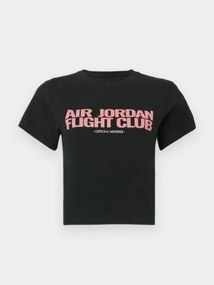 T-shirt z nadrukiem Jordan czarny